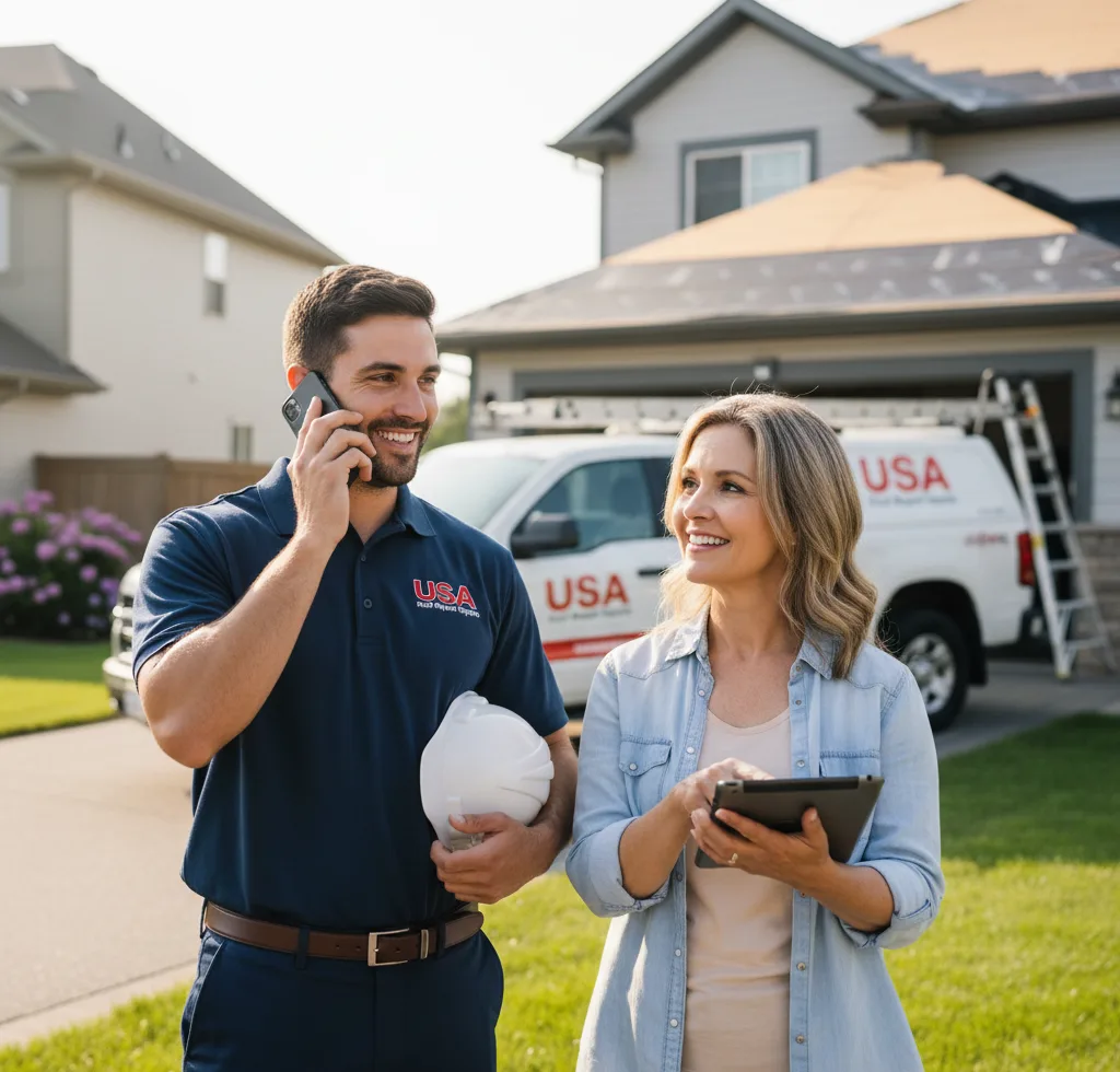 USA Roof Repair Experts customer support in Kronenwetter